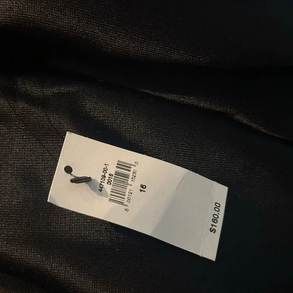 Banana Republic Twill Cutout Maxi Black Satin Dress - Picture 4 of 4